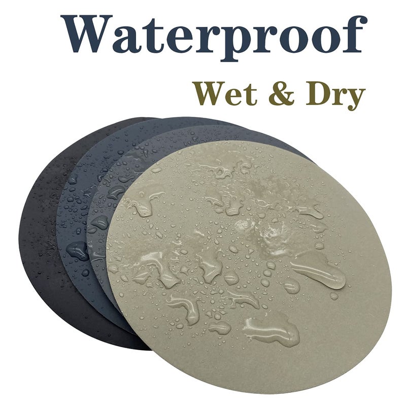 AutKerige 6 Inch Wet Dry Sandpaper, 25 PCS 1500 Grit Sanding Disc with Premium Silicon Carbide, Hook and Loop Flocking Polish Sandpaper for Auto Polishing or Stretches Removing - Image 3